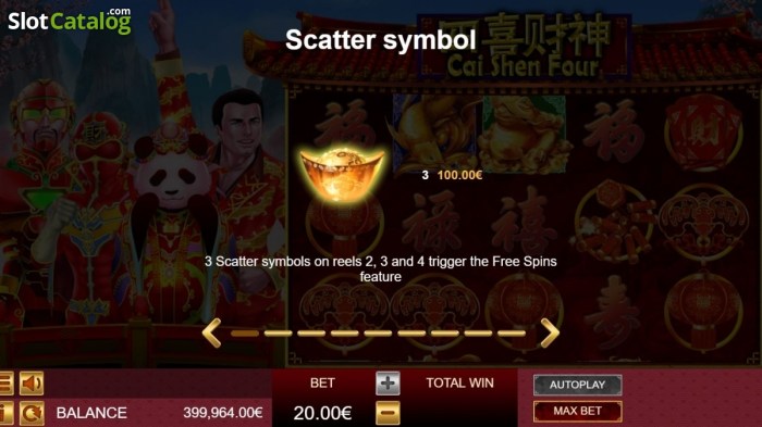 Simbol scatter pada slot Rich Cai Shen