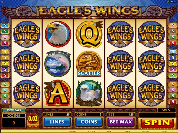 Bonus jackpot pada slot Legend of Eagle